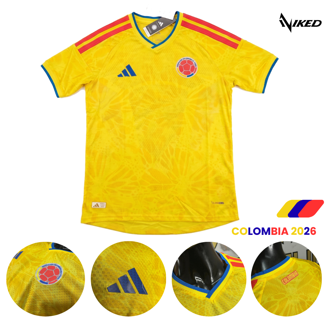 CAMISA DE LA SELECCION COLOMBIA 2026 VERSION FAN 1.1