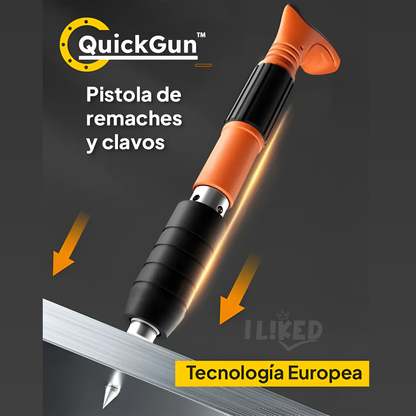 🏷️ PISTOLA DE CLAVOS / REMACHES + ACCESORIOS + 🎁 50 CLAVOS GRATIS!!