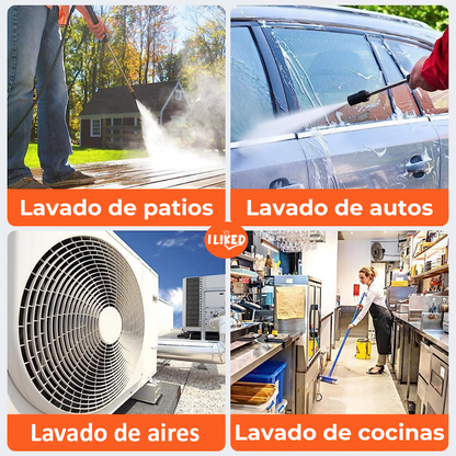 Hidrolavadora Inalámbrica 48V - 2 Baterías + Accesorios